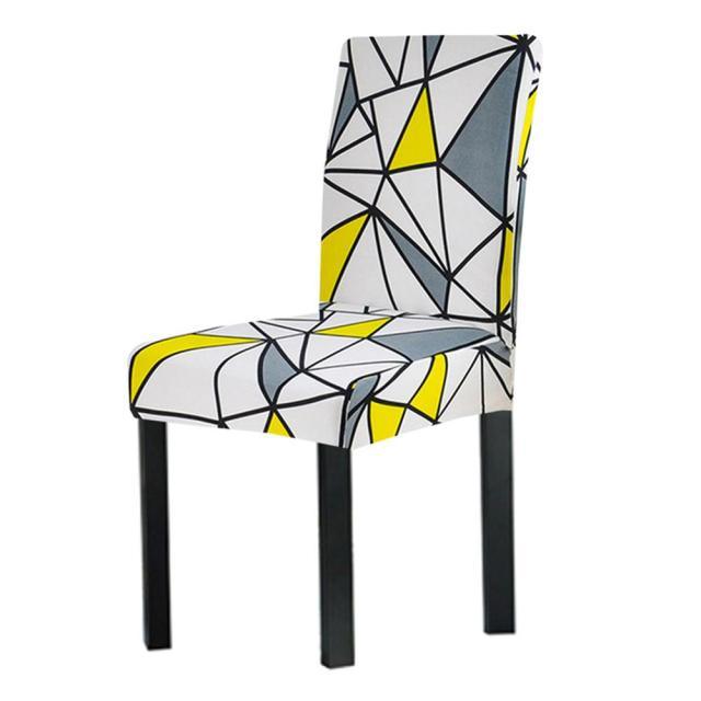 Washable Anti-dust Seat Slipcover Chair Cover Stretch Spandex Chair Covers Elastic Multifunctional Dining Furniture Seat Cover Home Decor For Dining Room Washable Spandex Kitchen Chair Covers for Dining Room Christmas Decoration