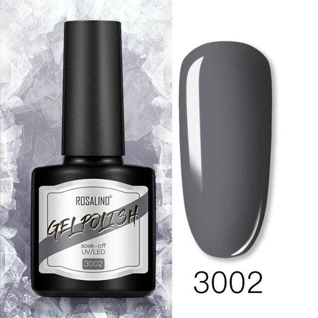 Modern Womens Glossy Colorful 8ml Nail Gel Polish Permanent UV LED High Quality Crystal Effect Design