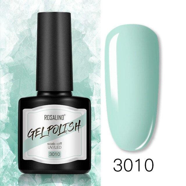 Modern Womens Glossy Colorful 8ml Nail Gel Polish Permanent UV LED High Quality Crystal Effect Design