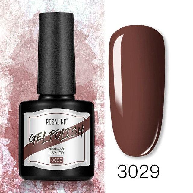 Modern Womens Glossy Colorful 8ml Nail Gel Polish Permanent UV LED High Quality Crystal Effect Design