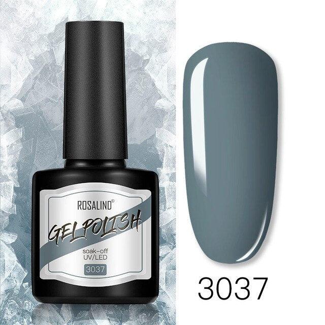 Modern Womens Glossy Colorful 8ml Nail Gel Polish Permanent UV LED High Quality Crystal Effect Design