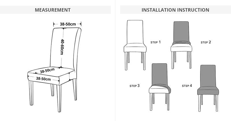 Stretch Elastic Chair Covers Spandex For Wedding Dining Room Office Banquet house chaise chair cover Chair Covers Protector Slipcovers For Hotel Banquet Restaurant Dining Room Cover