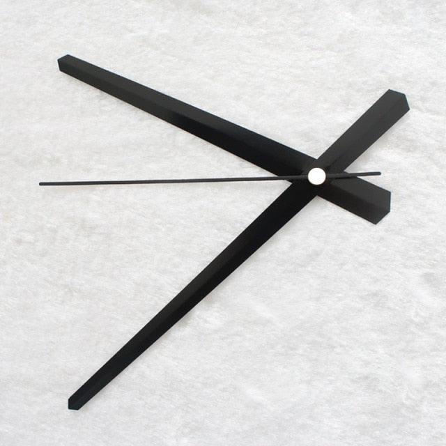 Wall Clock Pointer Clock Watch Kit Accessories 3D Clock Hands Wall Clock for Kitchen Office and Home Art Decor Quartz Clock Movement Mechanism Accessories Needle Pointer Large Wall Clocks Quartz