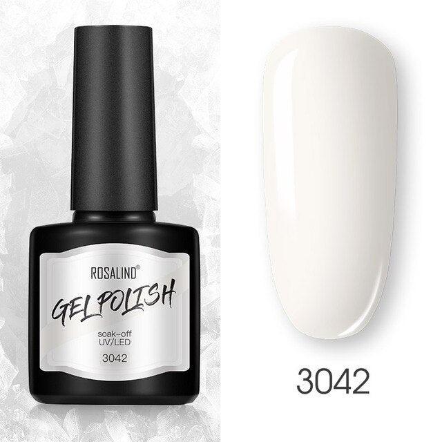 Modern Womens Glossy Colorful 8ml Nail Gel Polish Permanent UV LED High Quality Crystal Effect Design