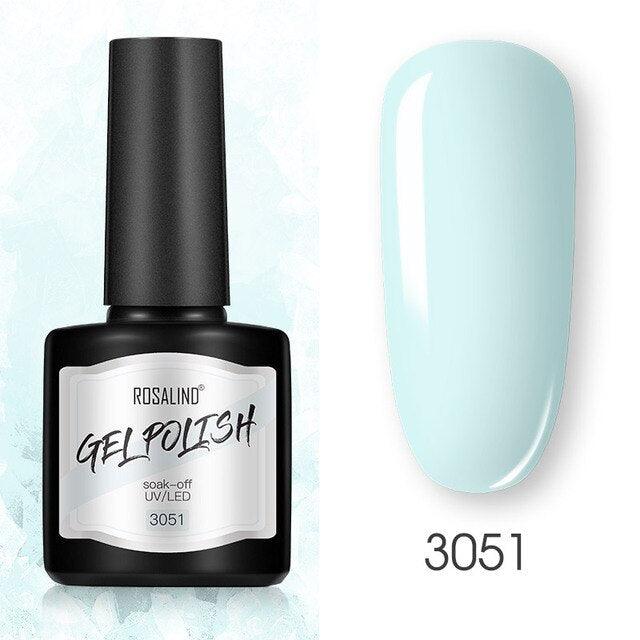 Modern Womens Glossy Colorful 8ml Nail Gel Polish Permanent UV LED High Quality Crystal Effect Design