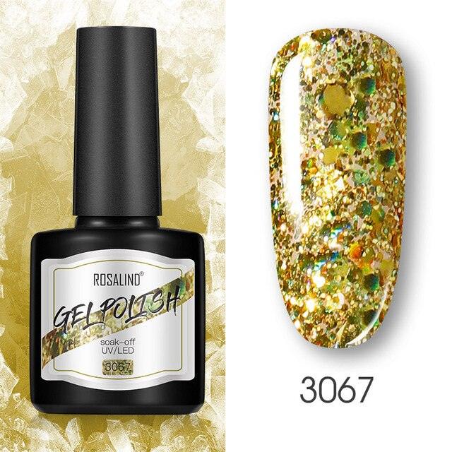 Modern Womens Glossy Colorful 8ml Nail Gel Polish Permanent UV LED High Quality Crystal Effect Design