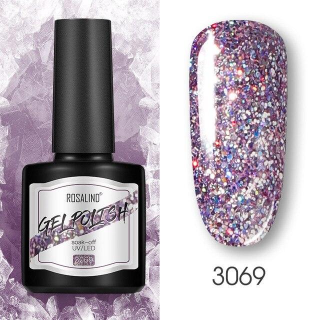 Modern Womens Glossy Colorful 8ml Nail Gel Polish Permanent UV LED High Quality Crystal Effect Design