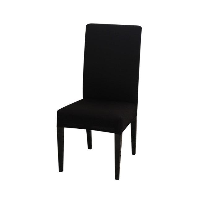 Spandex Dining Chair Cover With Back Elastic Universal Kitchen Living Room Stretch Slipcover Chair Covers Protector Seat Case Chair Cover Seat Protector Super Fit Slipcover Stretch Removable Washable Soft Spandex Fabric for Home
