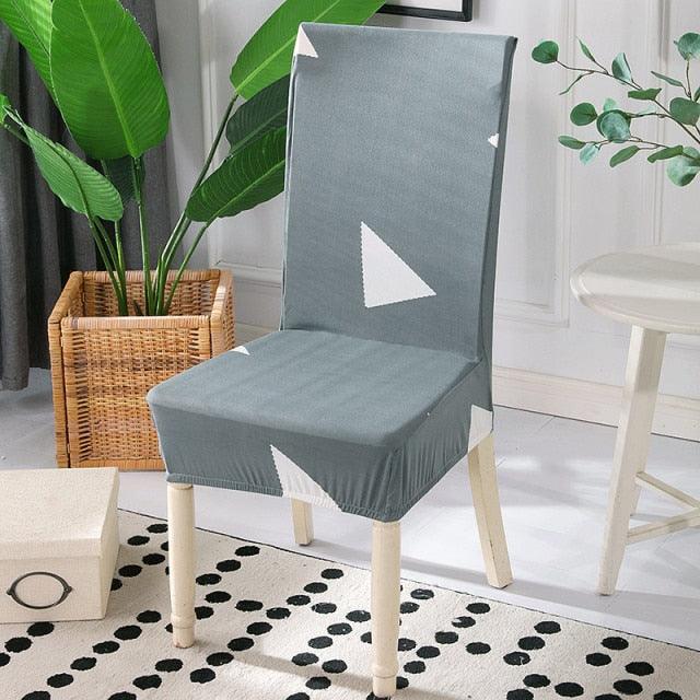 Spandex Dining Chair Cover With Back Elastic Universal Kitchen Living Room Stretch Slipcover Chair Covers Protector Seat Case Chair Cover Seat Protector Super Fit Slipcover Stretch Removable Washable Soft Spandex Fabric for Home