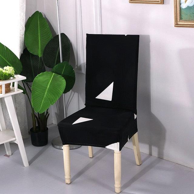 Spandex Dining Chair Cover With Back Elastic Universal Kitchen Living Room Stretch Slipcover Chair Covers Protector Seat Case Chair Cover Seat Protector Super Fit Slipcover Stretch Removable Washable Soft Spandex Fabric for Home