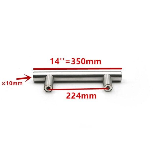 Modern Stainless Steel Kitchen Door Cabinet Bar Handle Pull Knob Cabinet Knobs Furniture Handle Cupboard Drawer Handle Stainless Steel Hollow Tube Bar Drawer Pulls Cupboard Knob For Kitchen Furniture Hardware
