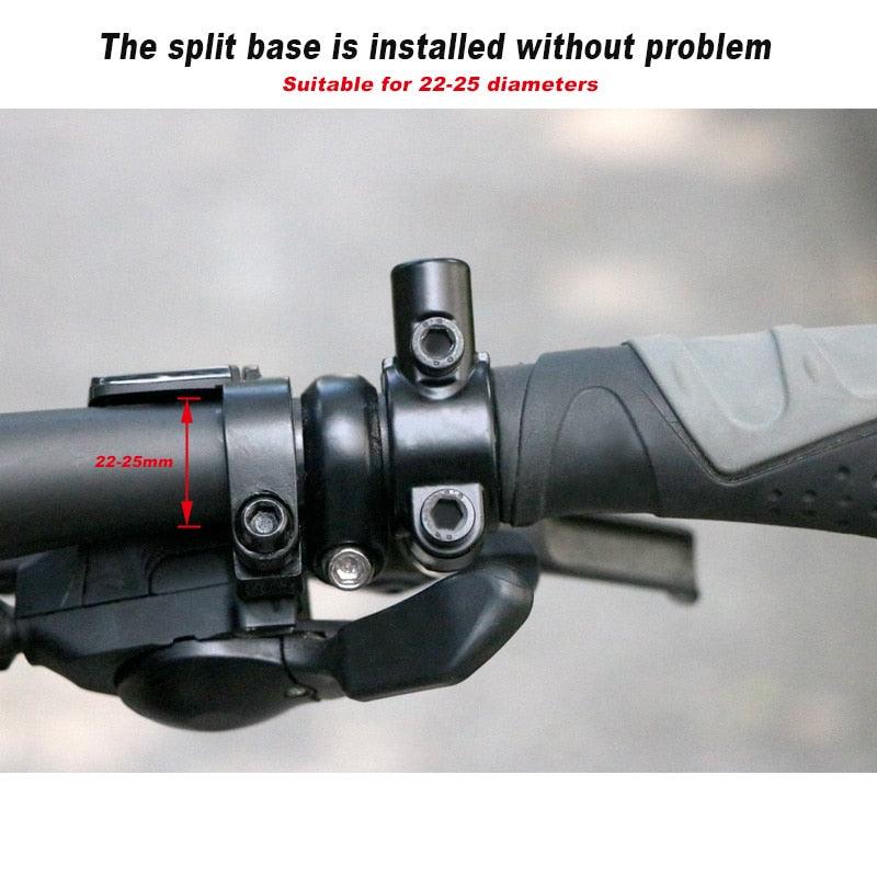 New Scratch Resistant Glass Lens Rear View Mirror Bike Cycling Clear Wide Range Back Sight Rearview Reflector Adjustable Handlebar Rotatable Bicycle Rear View Glass Mirror Wide Angle Acrylic Safety Mirror New Scratch Resistant Glass Lens