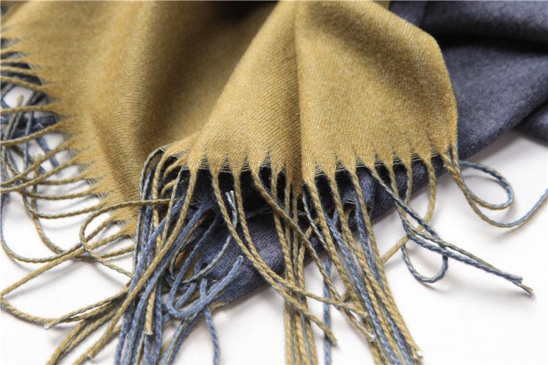 Fashion Winter Solid Soft Scarf Cashmere Lightweight Scarves Shawls Cashmere Escharpe Scarfs Lightweight Shawls Hijabs Shawls Escharpe Elegant Wrap Blanket Bandana Tassel For Lady