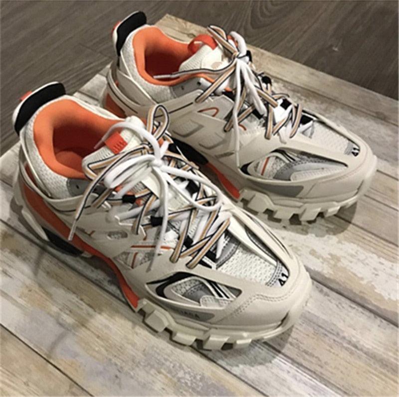 Black Womens Breathable Sneakers Spring Mesh Sneakers Woman Elegant Casual Sneakers Outdoor Sport Summer Couple Cushion Flats Running Womens Sneakers