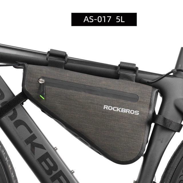 Cycling Bicycle Bags Top Tube Front Frame Bag Waterproof Road Dirt-resistant Bike Accessories Bags Bike Frame Bag Waterproof Bike Elegant Design Bag Bicycle Under Top Tube Bag Corner Pouch Storage Bag For Cycling Accessories