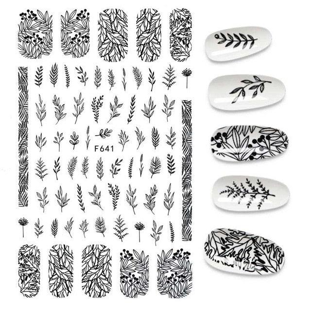The New 3D Nail Sticker Cool English Letter stickers for nail Foil Love Heart Design Nails Accessories Fashion Manicure Sticker Stickers Girls Manicure Decoration Nail Art Supplies 3D Self-Adhesive Nail Decals Designer Nail Stickers for Acrylic Nails