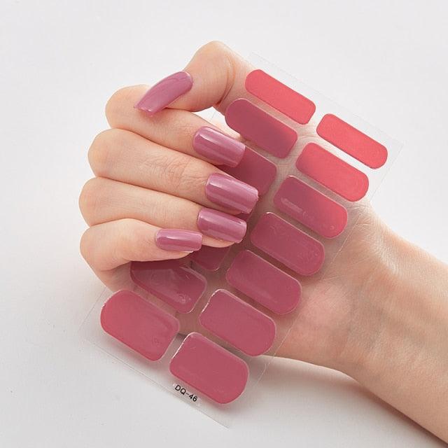 Full Cover Nail Stickers Designer Nail Decals Fashion Five Sorts of Nail Stickers Nail Sticker set Nail Decoration Nail Strips 3D Nail Art Stickers Decal Slider Template Diy Nail Tool Decorations Nail Art Design Self Adhesive Luxury Designer Nail Sticker