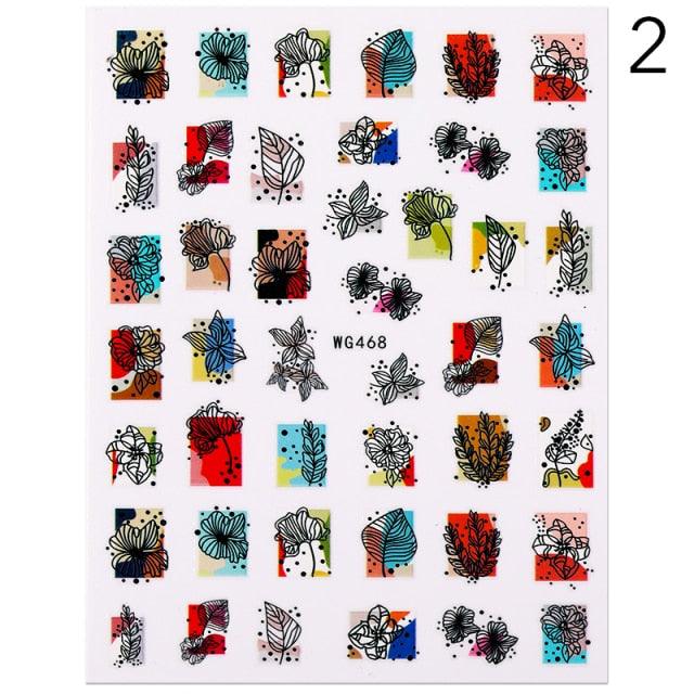 Alphabet Love Shaped Pattern 3D Nail Stickers Slider Valentine Day Decals Foil For Love Nail Art Decoration Pop Art Nail Stickers Sexy Girl Designs Comics Water Transfer Decals Manicure Lips Nail Art Decorations Slider Nail Art Stickers