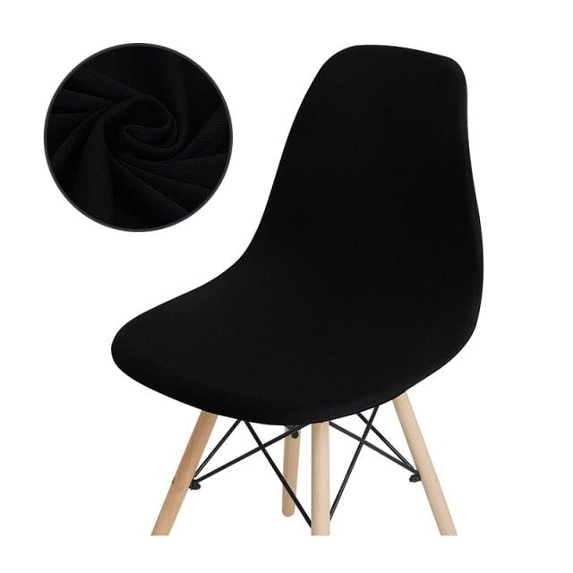 Avangarde Style Printed Seat Cover For Shell Chair Armless Shell Chair Cover Banquet Home Slipcover Elastic Removable Stretch High Back For Sofa Armchairs