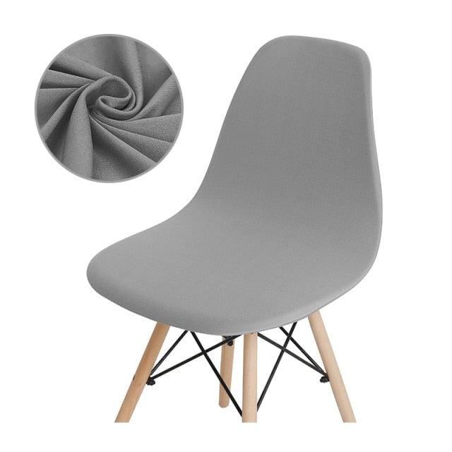 Avangarde Style Printed Seat Cover For Shell Chair Armless Shell Chair Cover Banquet Home Slipcover Elastic Removable Stretch High Back For Sofa Armchairs