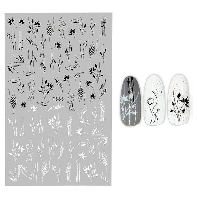 The New 3D Nail Sticker Cool English Letter stickers for nail Foil Love Heart Design Nails Accessories Fashion Manicure Sticker Stickers Girls Manicure Decoration Nail Art Supplies 3D Self-Adhesive Nail Decals Designer Nail Stickers for Acrylic Nails
