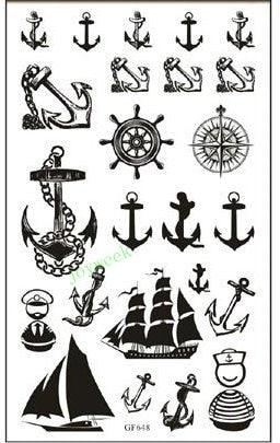 Elegant Waterproof Temporary Butterfly Sticker Tattoo Fake Halloween Party Tattoo For Woman Girls