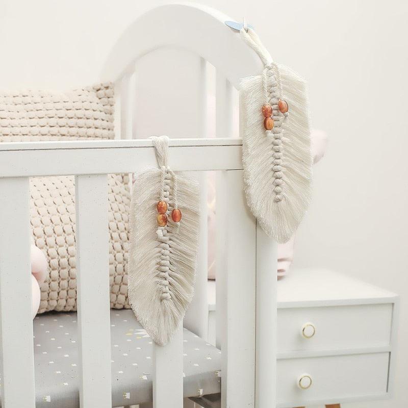 Handmade Wall Art Home Wall Decor Woven Hanging Tapestry Tassel Wind Chimes Wall Hanging Ornaments Hand Macrame Wall For Wall Wedding Living Room Gallery Patio Apartment Yard Decor