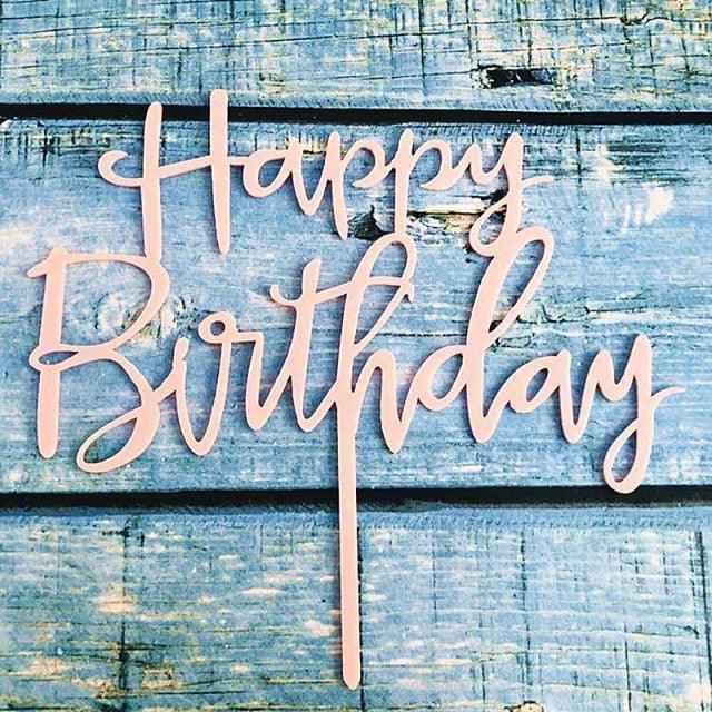 Acrylic One Cake Topper Top Cake One Cake Topper Birthday Cake Topper Double Sided For Anniversaries And Parties Birthday Party Cupcake Toppers Flags Wedding Baby Shower Supplies Lovely Baking Dessert Decorations