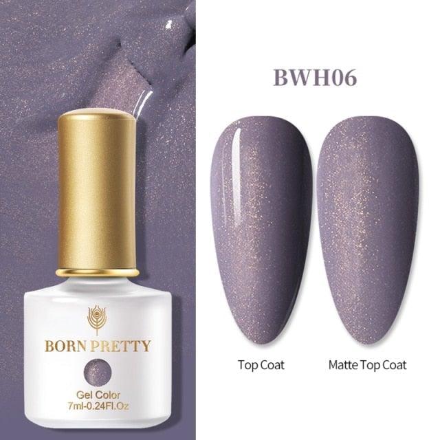 2021 New Womens Colorful Nail Gel Polish Modern Glitter Pink Purple UV Diamond Stylish Design Nail Colors Gel