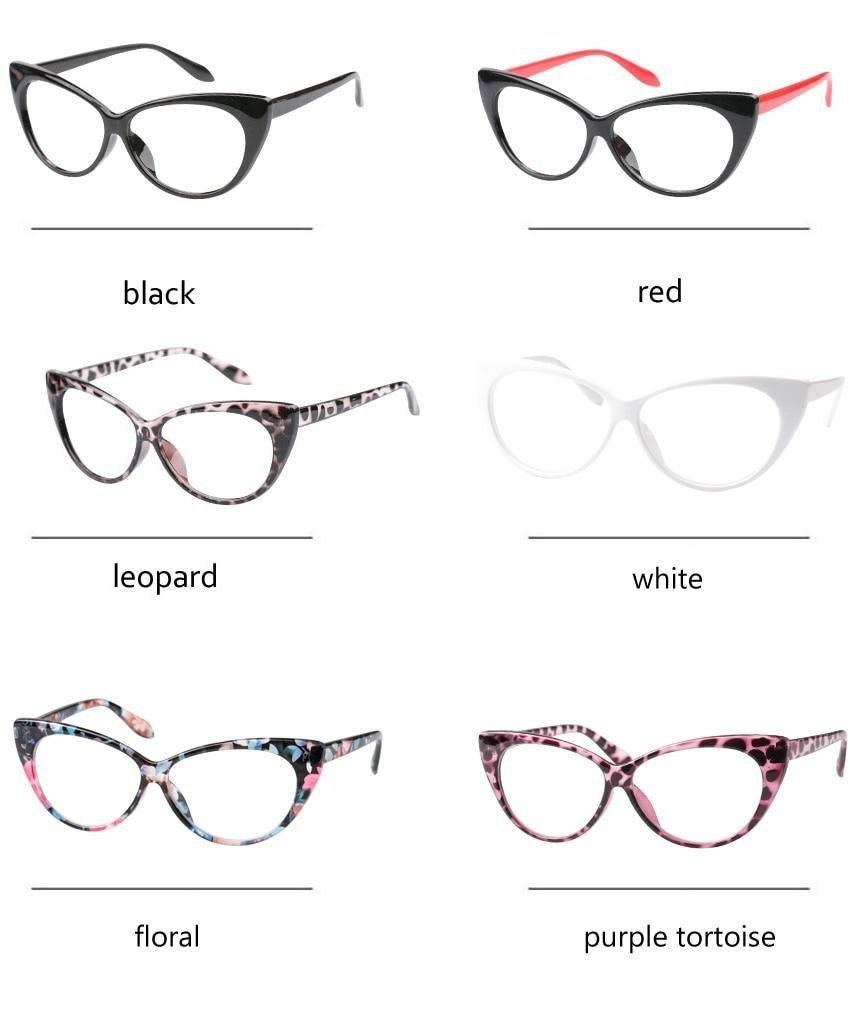 Cat Eye Reading Glasses For Women Lightweight Presbyopic Reading Glasses Fashion Cute Reader For Women Computer Readers Anti Glare UV Ray Eyeglasses +0.5 0.75 1.0 1.25 1.5 1.75 2.0 2.5 3.0 3.5 4.0