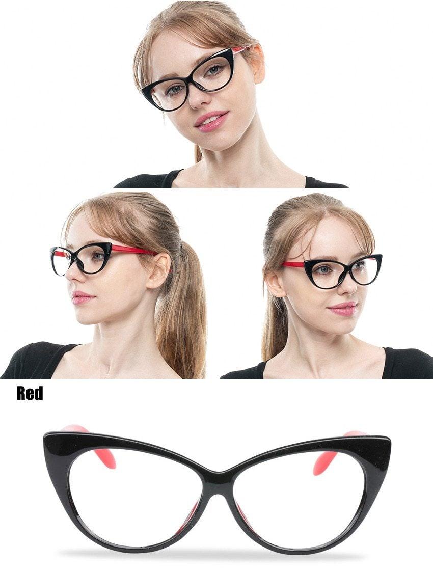Cat Eye Reading Glasses For Women Lightweight Presbyopic Reading Glasses Fashion Cute Reader For Women Computer Readers Anti Glare UV Ray Eyeglasses +0.5 0.75 1.0 1.25 1.5 1.75 2.0 2.5 3.0 3.5 4.0