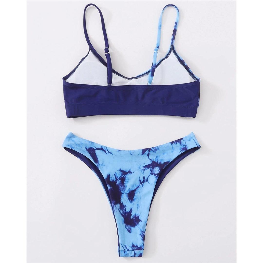 Leopard Bikini Women Swimwear Female Swimsuit Women Two Pieces Scalloped Bikini Set Swimsuits Bathing Suit Two-pieces Bikini Set Bather Bathing Suit