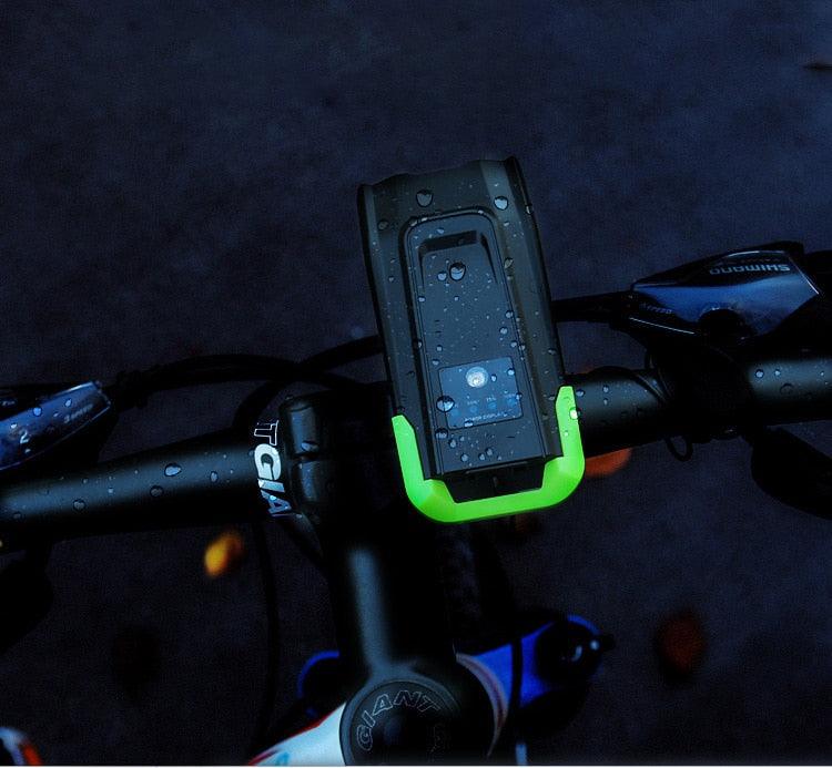 4000mAh Bicycle Front Light Set USB Rechargeable Smart Headlight With Horn 800 Lumen LED Bicycle Light Set USB Rechargeable Super Bright Bike Headlight