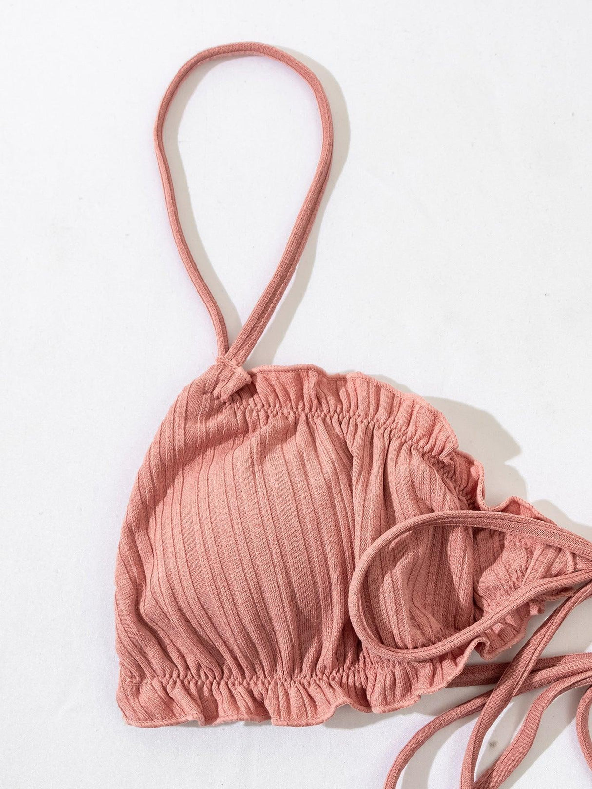 3PCS Ladies Split Swimwear Sets Women Swimsuit Women's Bikini Swimsuits Bikini Set With Wrap Skirt Underwire Swimwear Bathing Suit Chiffon Cover Up Bikini Ruffles Lace-up Mesh Cover Ups Bikinis Set