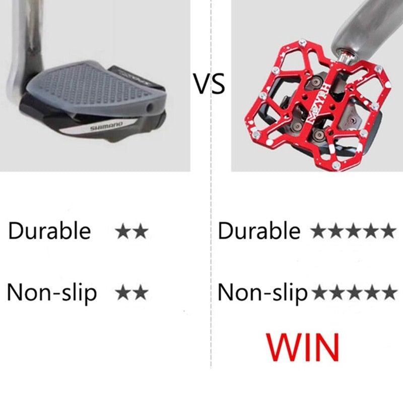 1 Pair Aluminum Alloy Bicycle Clipless Pedal Platform Adapters For Bike Pedals Mountain Road Bike Accessories Universal Clipless Alloy Platform Adapters Cleats Pedal