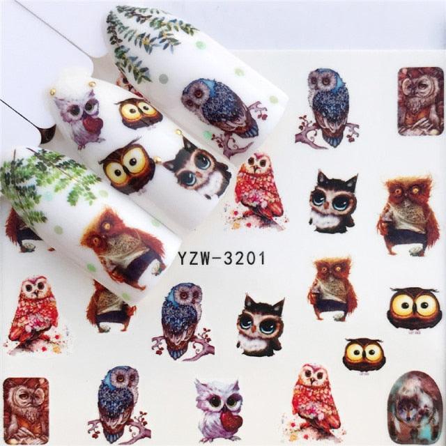 Nail Art Water Transfer Stickers Anime Mouse Animal Kid slider adhesive Watermark Decals Women Beauty Wedding Nails Decal Self-Adhesive 3D Wave Design Decoration for Women Girls Art Stickers Decal Decoration Metallic Curve Strip Line Nail