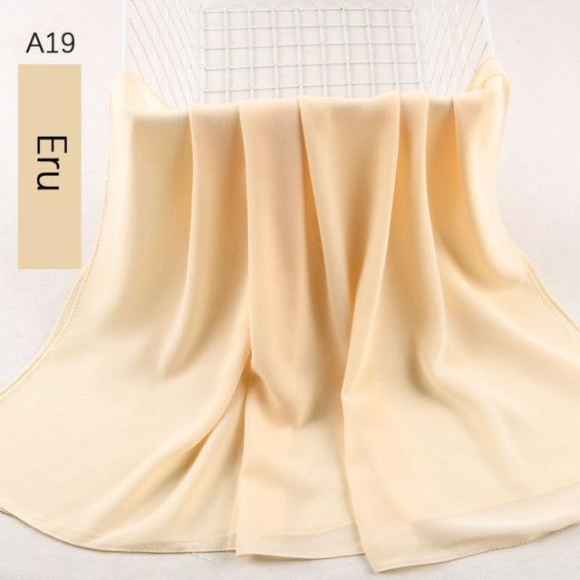 Fashion Soft Long Plain High Quality Premium Heavy Lightweight Elegant Chiffon Hijab Scarf Scarves Hijabs Lightweight Islamic Head Wear Escharpe Shawls Long Shawls For Women