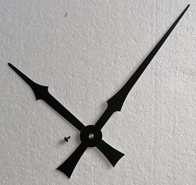 Wall Clock Pointer Clock Watch Kit Accessories 3D Clock Hands Wall Clock for Kitchen Office and Home Art Decor Quartz Clock Movement Mechanism Accessories Needle Pointer Large Wall Clocks Quartz