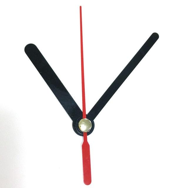 Wall Clock Pointer Clock Watch Kit Accessories 3D Clock Hands Wall Clock for Kitchen Office and Home Art Decor Quartz Clock Movement Mechanism Accessories Needle Pointer Large Wall Clocks Quartz