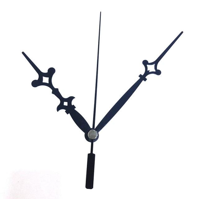 Wall Clock Pointer Clock Watch Kit Accessories 3D Clock Hands Wall Clock for Kitchen Office and Home Art Decor Quartz Clock Movement Mechanism Accessories Needle Pointer Large Wall Clocks Quartz