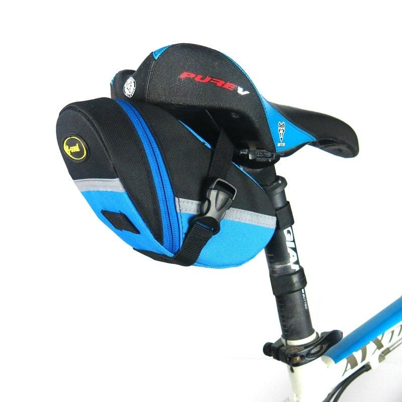 Bike Bags Waterproof Bicycle Bags Seat Cycling Pouch Bag Riding Storage Bag Accessories Bike Saddle Bag Bicycle Bag Straps On Bike Bag Under Seat Pouch Pack Bicycle Accessories Bag Bicycle Tool Storage Bags For Cycling Water Proof Bag
