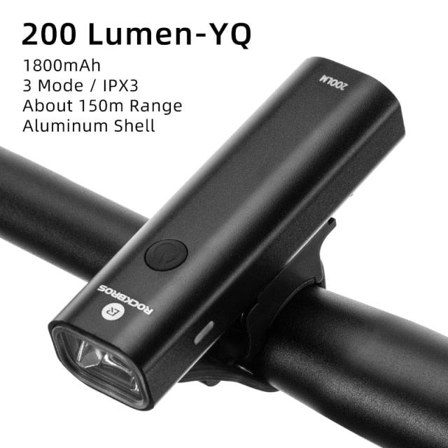 Bike Light Front Lamp USB Rechargeable LED 4800mAh Bicycle Light Waterproof Bicycle Light Set USB Rechargeable Super Bright Bike Headlight For Night Riding Bracket 1000LM