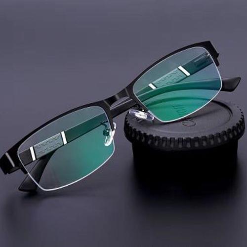 Lightweight Alloy Semi-Rimless Reading Glasses For Men And Women With Quality Half Frame Men Reading Glasses For Men New Retro Eyewear
