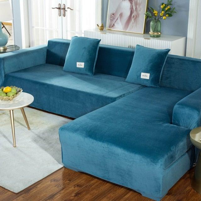 Stretchable Couch Cover Lounge Sofa Slipcover Furniture Cover Machine Washable Elasticated Sofa Covers Chaise Longue For Living Room Corner Armchair Elastic Cushion Couch Furniture 3 Seater Slipcover For Home