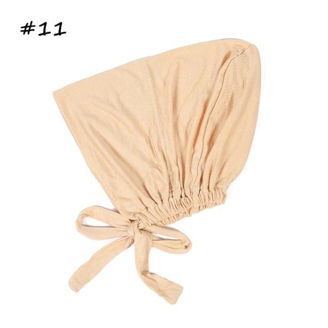 Fashion Modal Under Scarf Hijab Turban Cap Cotton With Band Adjustable Inner Hijab cap Muslim Turban Hijab Cap For Women