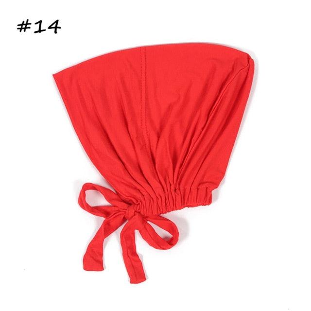Fashion Modal Under Scarf Hijab Turban Cap Cotton With Band Adjustable Inner Hijab cap Muslim Turban Hijab Cap For Women