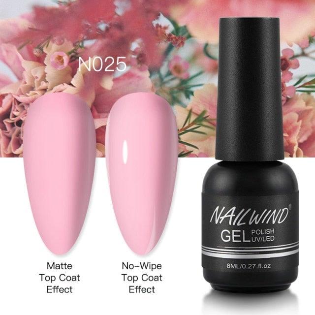 NEW TREND Modern fashion Red Gel Nail Polish For Nails Permanent UV LED 8ml Matte Glossy High Quality Fashion Design For Women and Ladies