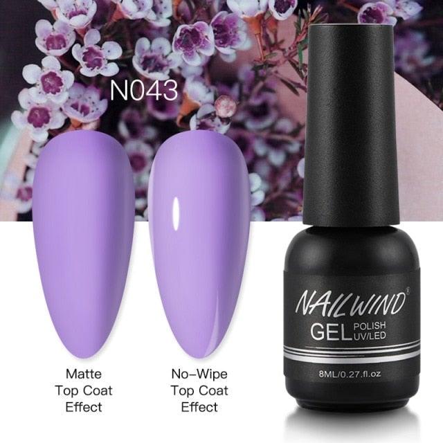 NEW TREND Modern fashion Red Gel Nail Polish For Nails Permanent UV LED 8ml Matte Glossy High Quality Fashion Design For Women and Ladies