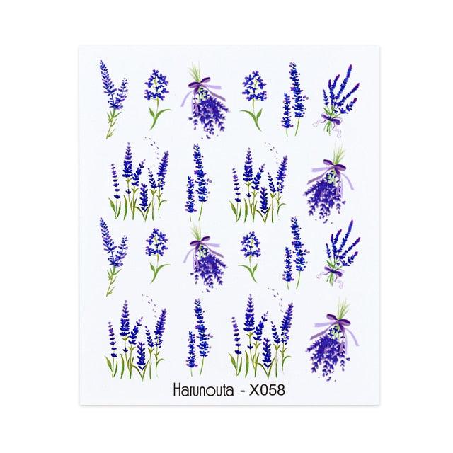 Nails Sticker Nail Art Decorations Flowers Leaves Decals Water Transfer Sliders Woman Face Fruit Foil Manicures Wraps Water Transfer Nail Decals Sticker For Pretty Girl Self-Adhesive Nail Decals Designer Nail Stickers for Acrylic Decal