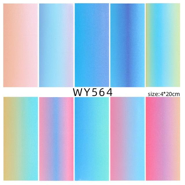 Holographic Nail Foil Transfer Set Sticker Decal Nail Art Foils Designer Marble Nail Decoration Sliders Wraps Manicure Women Kids Girls Manicure Decoration Nail Art Supplies 3D Self-Adhesive Nail Decals Designer Nail Stickers for Acrylic Nails